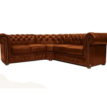 Chesterfield Kutna Garnitura First Class Leather | Cloudy Caramel - cover