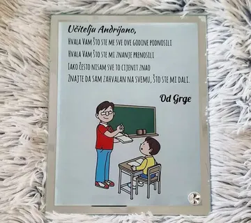 Foto staklo za profesore i učitelje - cover