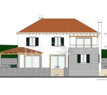 Građevinska zemljišta s dozvolom | Projekt za izgradnju vila s bazenom | Prekrasan ambijent u zelenilu | Dubrovnik okolica - cover