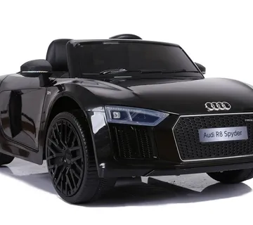 Licencirani auto na akumulator Audi R8 XL – crni - cover