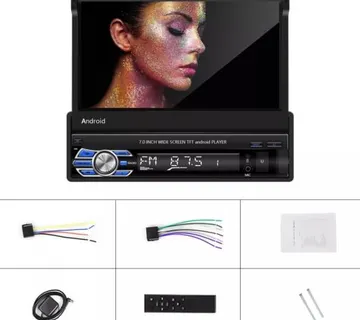 1din radio na izvlačenje Android 10.1 WIFI GPS karte Europe - cover