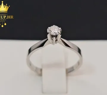 ZLATNI PRSTEN S BRILJANTOM 2,08G 14K / R1, RATE !! - cover