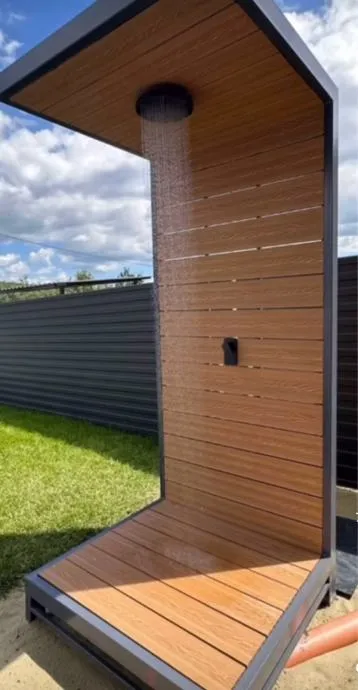 MODERNI DVORIŠNI, VANJSKI TUŠ PORED BAZENA, LUX, NOVO!!! - cover