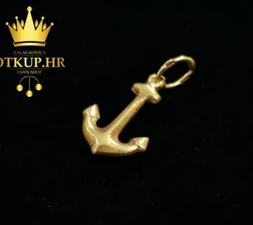 ZLATNI PRIVJESAK SIDRO 0,39G (14K) / R1, RATE ! - cover