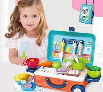 Kofer set za igru - za djevojčice i za dječake - cover