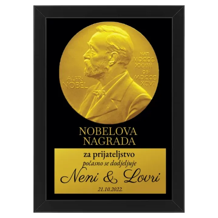 Nobelova nagrada za prijateljstvo - cover