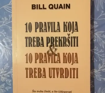 Bill Quain – 10 pravila koje treba prekršiti - cover
