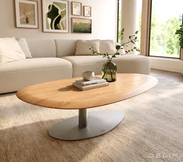 Klub stolić Edge 140x75cm, Materijal: Hrast - cover