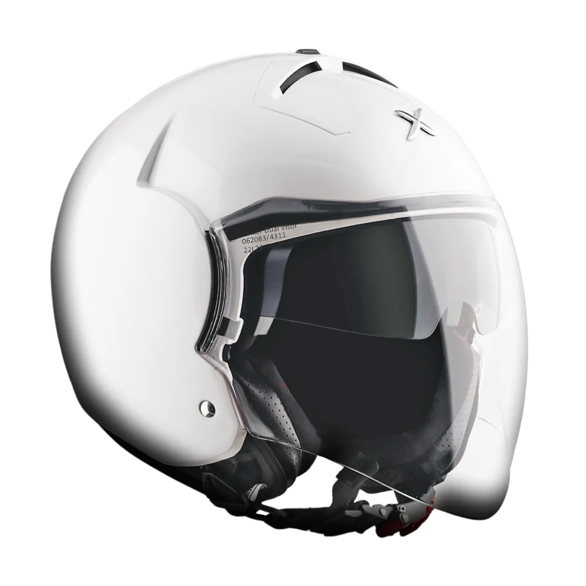 Kaciga AXOR STRIKER sjaj bijela - cover