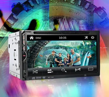 2din Auto radio DVD, AUX, MP3, USB,SD kartica, Bluetooth + daljinski - cover