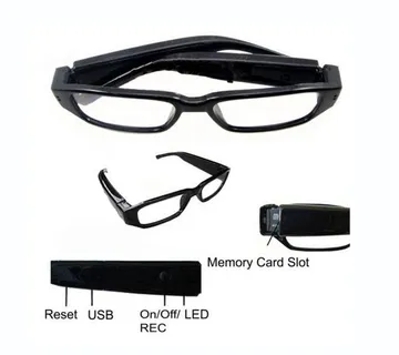 720P HD 1080P Mini kamera u naočalama - cover