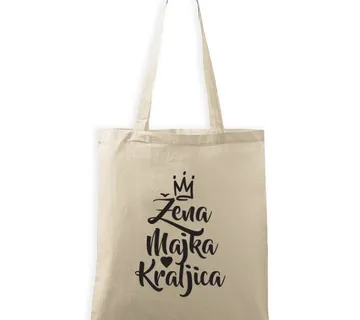 Platnena torba- kraljica - cover