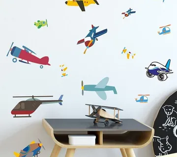 Zidna naljepnica Aircraft - cover