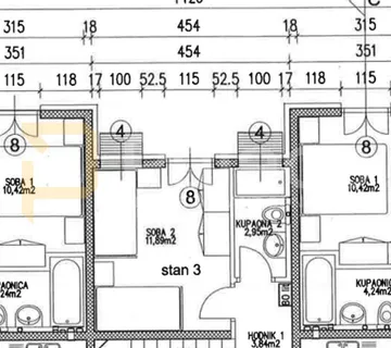 Stan 3A u novogradnji sa privatnim vrtom - Vlašići - Vlašići, Pag