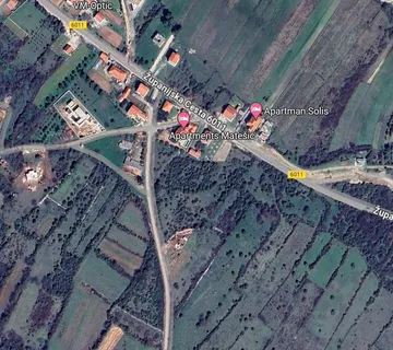 NINSKI STANOVI : Zemljište s projektom za kuću s bazenom 966m2 - Ninski Stanovi, Nin