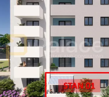 Moderan 2-soban stan sa balkonom u prizemlju u novogradnji - Pula