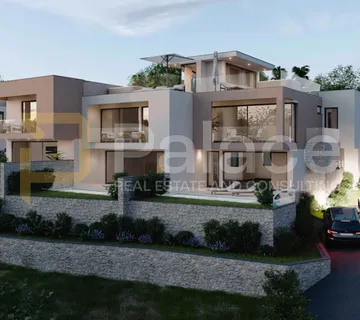 Dvoetažni stan u Vodicama s panoramskim pogledom na šibenski arhipelag - Vodice