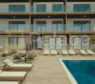 TOP NOVOGRADNJA, dvosoban stan s pogledom na more, Primošten 71 m2