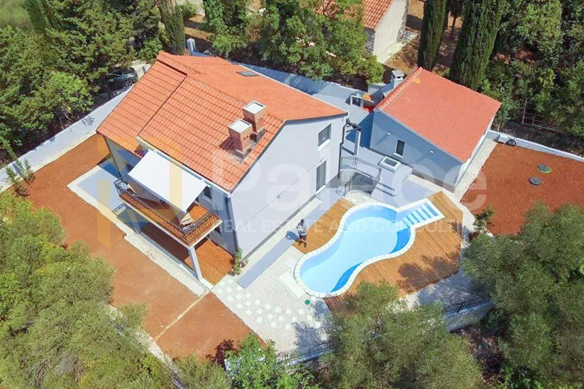 Vila s bazenom i saunom u prirodi, okolica Dubrovnika, Konavle - cover