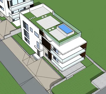 Novogradnja: Luksuzni stan u prizemlju 107 m2, centar Vodica - Vodice