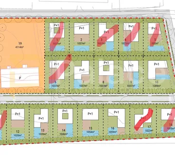 Građevinska zemljišta, nova stambena zona Šopot, 1020 -1289 m2 - cover