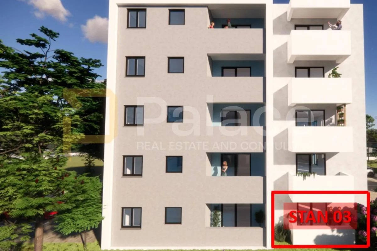 Stan u prizemlju novogradnje, 2 sobe i balkon – Pula, Monvidal - cover