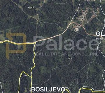 Atraktivni teren za gradnju vikendice, Općina Bosiljevo, 1773m2 - Milani, Bosiljevo