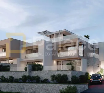 Dvoetažni stan u Vodicama s panoramskim pogledom na šibenski arhipelag - Vodice