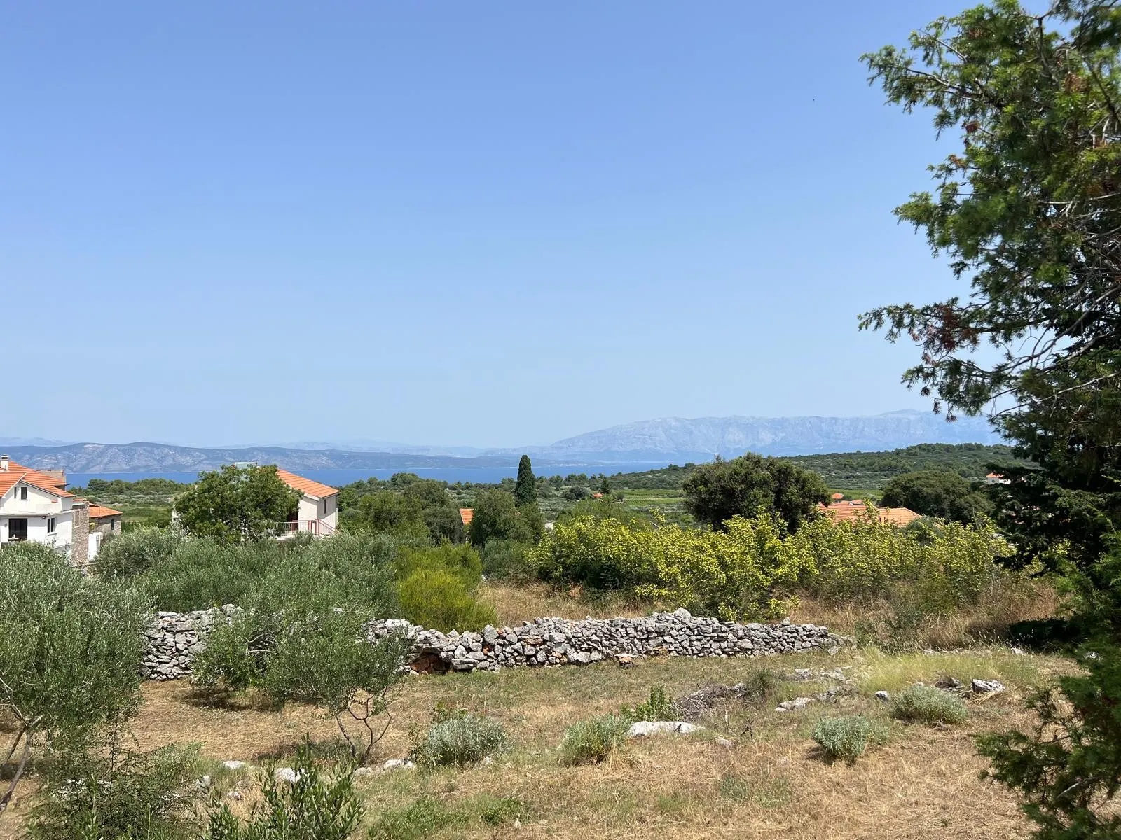 POLJICA, HVAR - Građevinsko zemljište s pogledom na more - cover