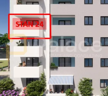 Suvremeni 2-sobni stan na 3. katu u Puli, Monvidal - SZ orijentacija - Pula