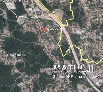 Veliki građevinski teren u Šmogorima, Matulji, 10471m2
