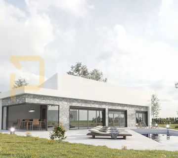 ISTRA - INVESTICIJA! Građevinsko zemljište + dozvola + projekt vile - Jurićev Kal