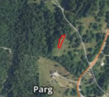 Poljoprivredno zemljište u Gorskom kotaru, Čabar, 2256m2 - Parg, Čabar