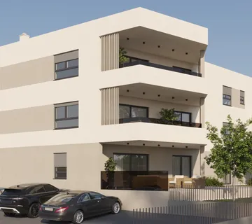 Luksuzni trosobni stan na drugom katu u novogradnji, Vodice, 101 m2