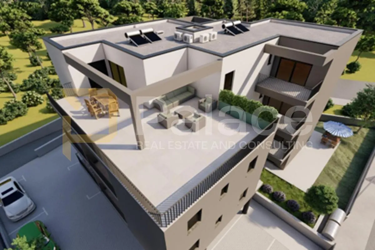 Dugopolje, dvosoban stan od 120m2, s terasama, garažom i parkingom - cover