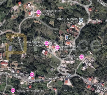 Građevinsko zemljište s otvorenim pogledom na Split - Solin