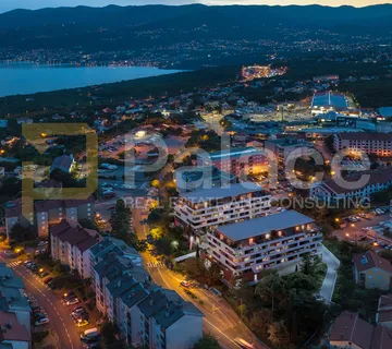 Moderan dvosobni stan s terasom i garažom u centru Srdoča, 58,99 m² - Rijeka