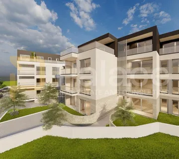 PRIMOŠTEN, nova zgrada s pogledom na more: Stan S9 na 2. katu 86,26 m2