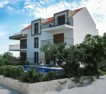 Penthouse u novogradnji s pogledom na mora, Stivašnica, 145 m2 - Stivašnica, Rogoznica