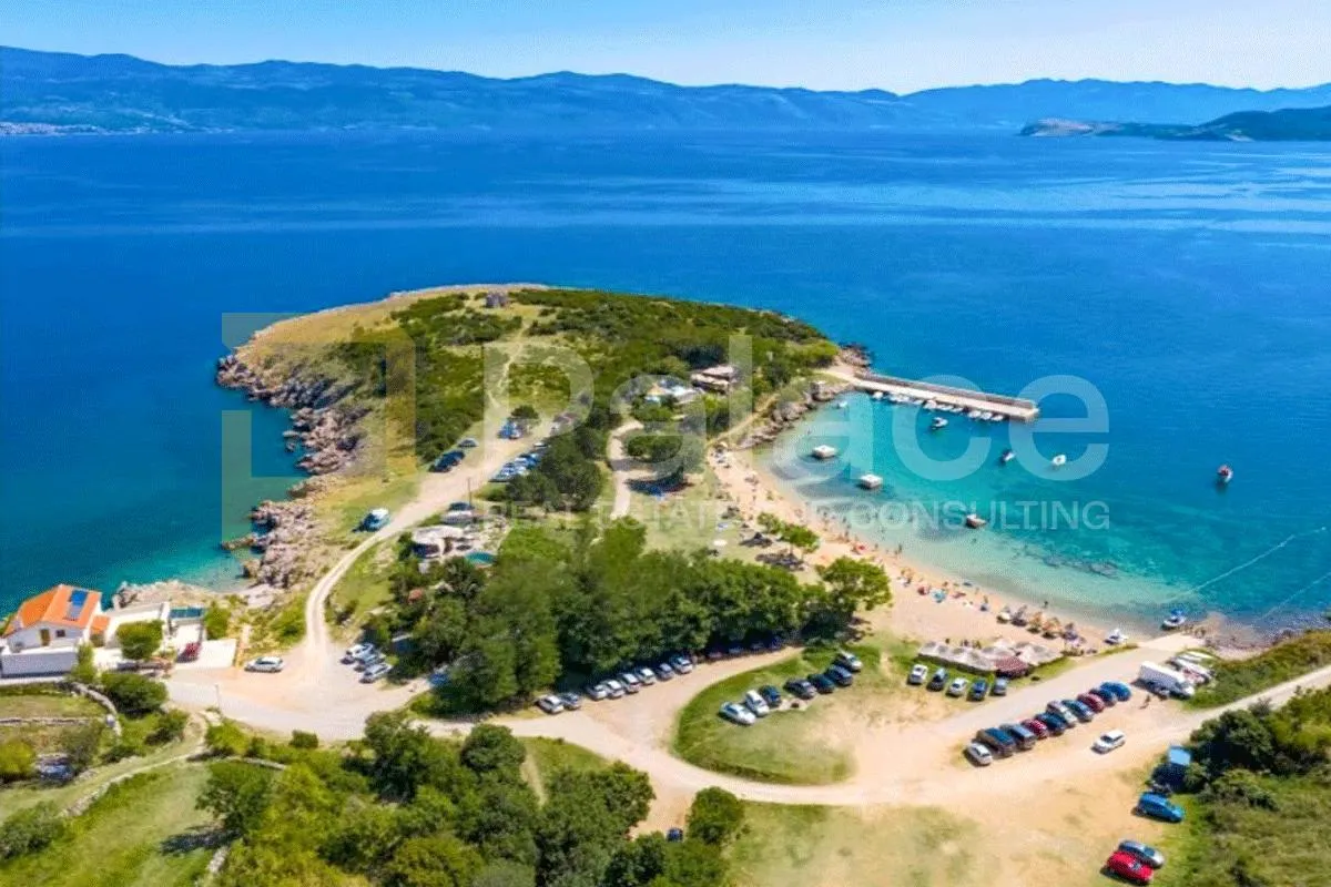 Građevinsko zemljište 931 m² – Risika, otok Krk – pogled na more - cover