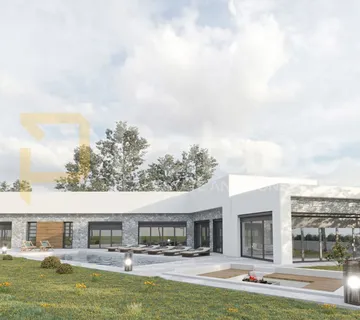 INVESTICIJA ISTRA! 2 parcele s dozvolama + projekti vila - Jurićev Kal