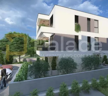 Građevinsko zemljište 891 m² u Premanturi s projektom za zgradu - Premantura
