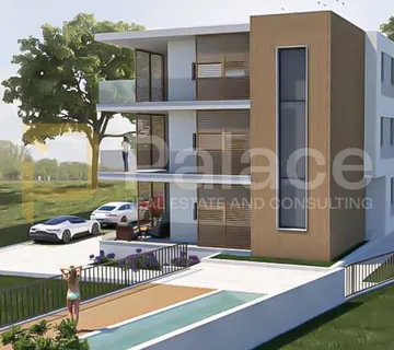 Rogoznica: trosoban stan s bazenom i pogledom na more 127m2 - Zečevo Rogozničko, Rogoznica
