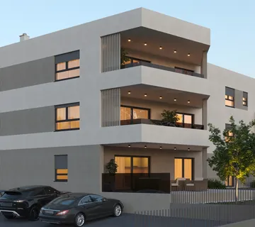 Luksuzni dvosobni stan na prvom katu u novogradnji, Vodice, 90 m2
