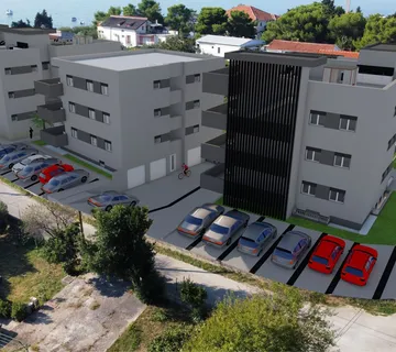 SUKOŠAN : Penthouse s krovnom terasom, 80 m od mora, 111m2