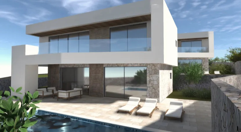Građevinsko zemljište s projektom, 391 m², Vinišće - cover