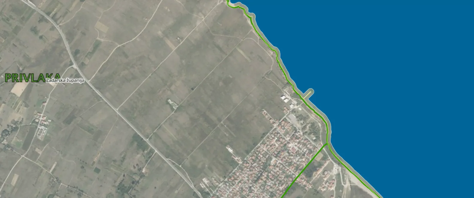 Poljoprivredno zemljište , 10m od mora, 2359m2, Sabunike - cover