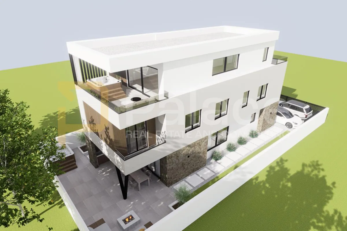Vodice: Dvoetažni stan modernog uređenja 141,5m2 - cover