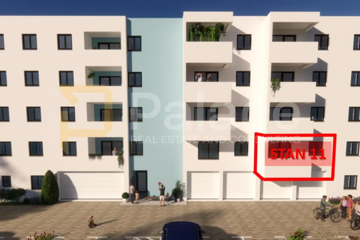 Novogradnja Pula – 1 soba, balkon, stan južne orijentacije - cover