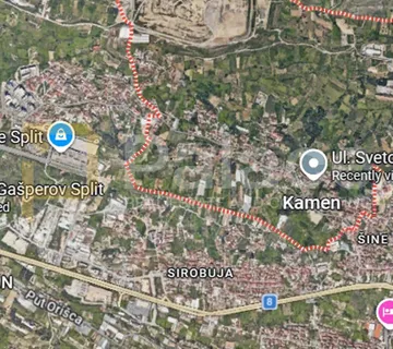 Kamen, građevinsko zemljište uz put, 1680m2 - cover